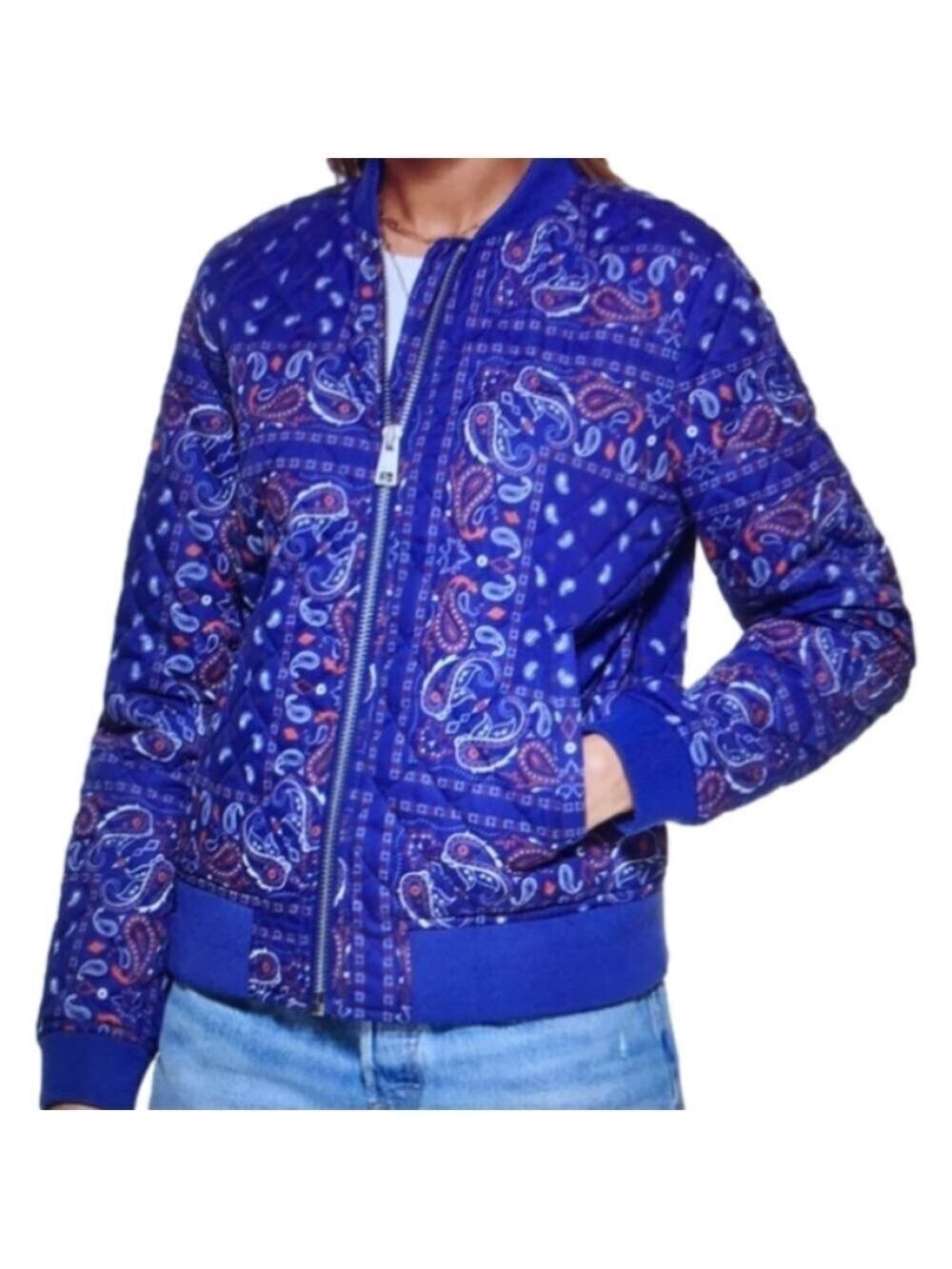 NWT LEVI’S DIAMOND QUILTED BOMBER JACKET SIZE X-LARGE